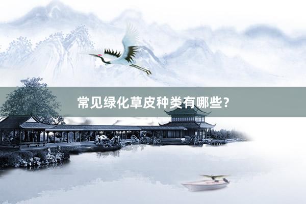 常见绿化草皮种类有哪些？